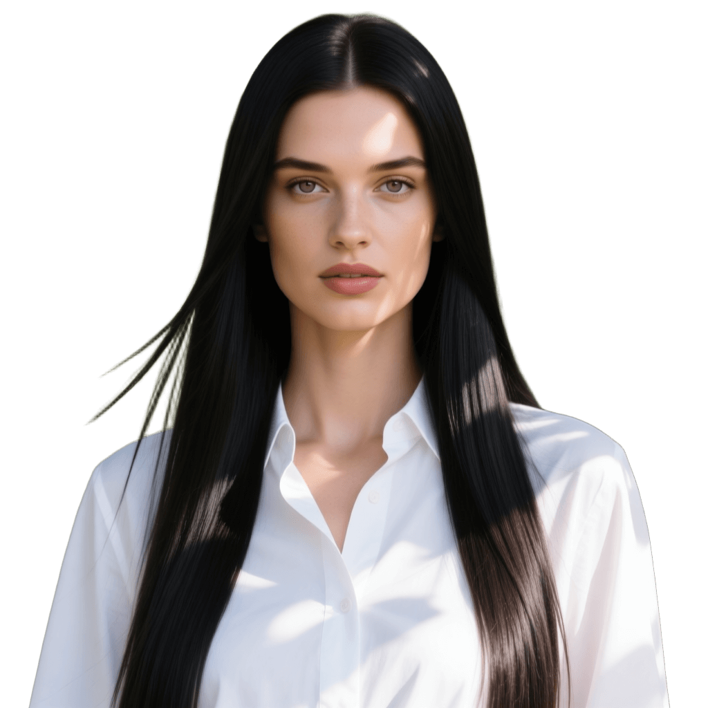 After - Even individual strands of a characters hair can be easily recognized.